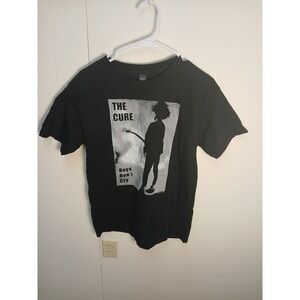 Vintage The Cure T Shirt Boys Don't Cry Black Sz Medium  Tour Band Graphic VTG